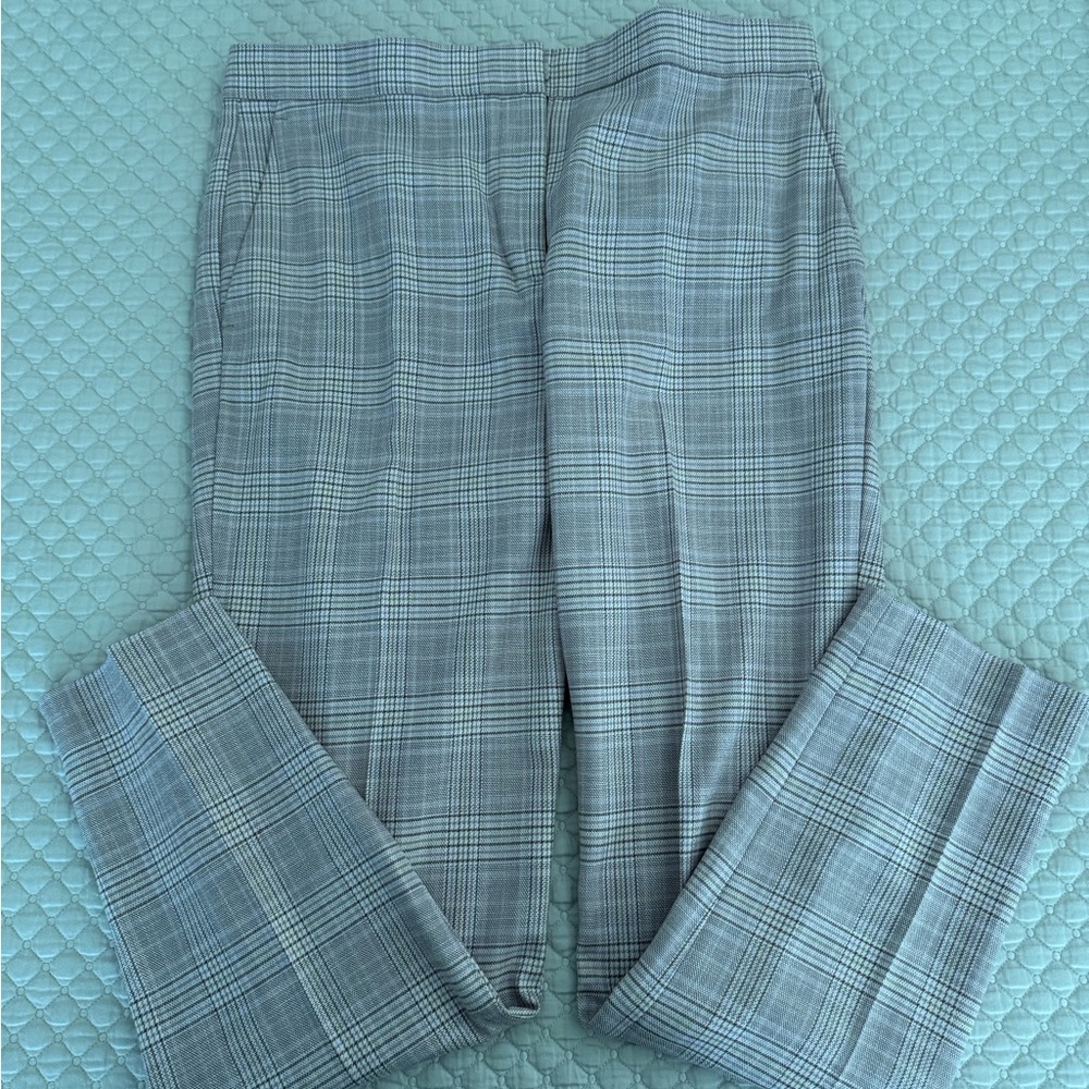 Ann Taylor Lavender Plaid Pants
